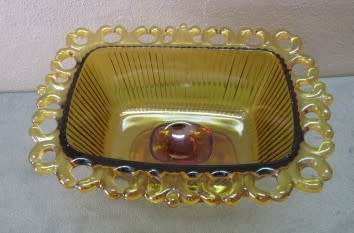 Two lovely lidded coloured glass butter dishes, gorgeous on a breakfast table!
