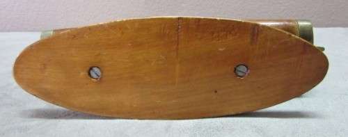 An awesome collectible hand carved Indian knife and fork carving set in a wood stand w/ brass trim