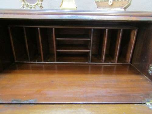 An elegant vintage ball and claw writing bureau w/ two large drawers & pigeon holes. Beautiful!!