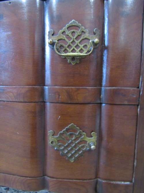 An elegant vintage ball and claw writing bureau w/ two large drawers & pigeon holes. Beautiful!!