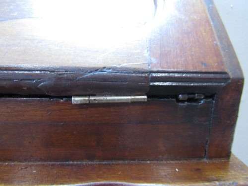 An elegant vintage ball and claw writing bureau w/ two large drawers & pigeon holes. Beautiful!!