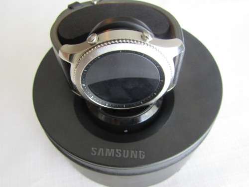 An awesome Samsung S3 classic smartwatch with wireless charger in perfect working order!!