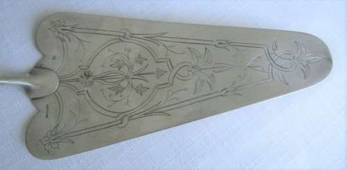 An amazing vintage French made Christofle silver pastry lifter in good condition.