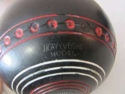 An awesome set of four South African "Henselite" bowling balls in a carry bag,size 4.