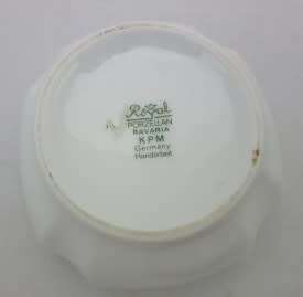 A very pretty Royal Porzella Bavaria KPM "Germany" porcelain lidded sugar bowl,. Lifespace Sale