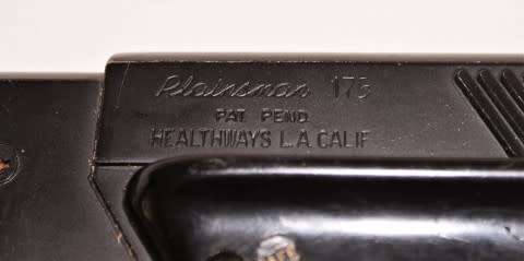 A fantastic metal Plainsman CO2 BB Automatic rapid fire pistol, in working condition!