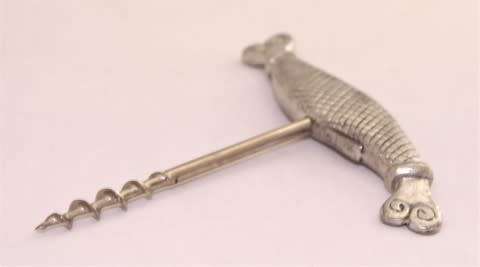 A beautiful stainless steel fishnet design, Carrol Boyes corkscrew, gorgeous and functional!