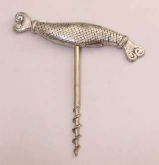 A beautiful stainless steel fishnet design, Carrol Boyes corkscrew, gorgeous and functional!
