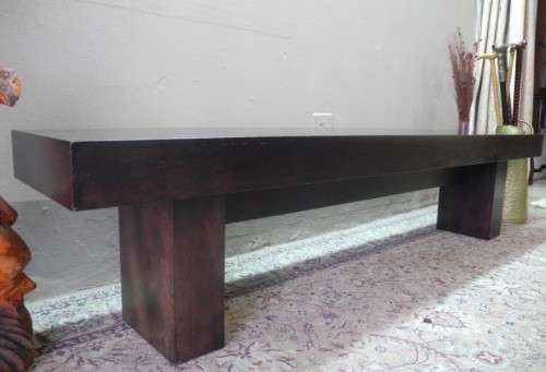 A stunning and sturdy 200cm Mahogany bench - great on a porch, patio or in a lapa!!!
