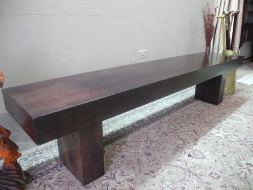 A stunning and sturdy 200cm Mahogany bench - great on a porch, patio or in a lapa!!!