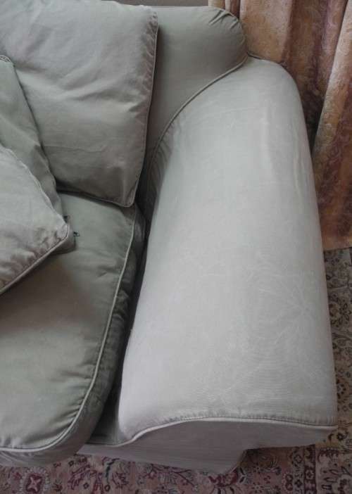 A fabulous quality "oversized" Coricraft 2.53m sofa couch w/ removable covers & comfortable cushions
