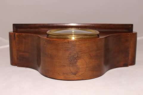 A stunning wooden antique Swiss made Buren mantel clock, in working condition!