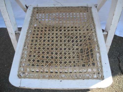 A lovely set of six shabby chic chairs - perfect addition to a lapa, patio etc.