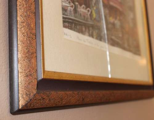 A lovely framed vintage Maurice Legendre "Paris" print.