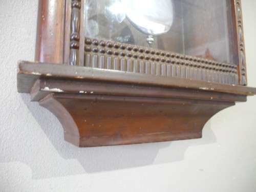 BARGAIN CLOCKS!!A vintage Blessing 31 day clock w/ day & date in a wood wall casing. Lifespace Sale