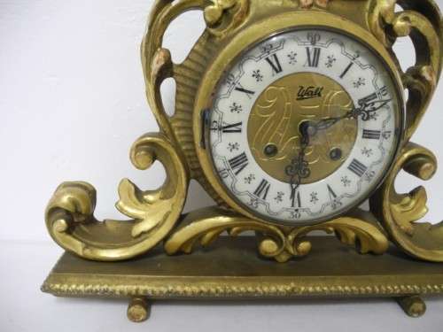 BARGAIN CLOCKS!!A large ornate vintage Walt mantle clock. Lifespace Sale