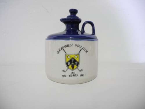 A vintage Ballantines Whisky decanter and a Durbanville golf club decanter-Lifespace Sale