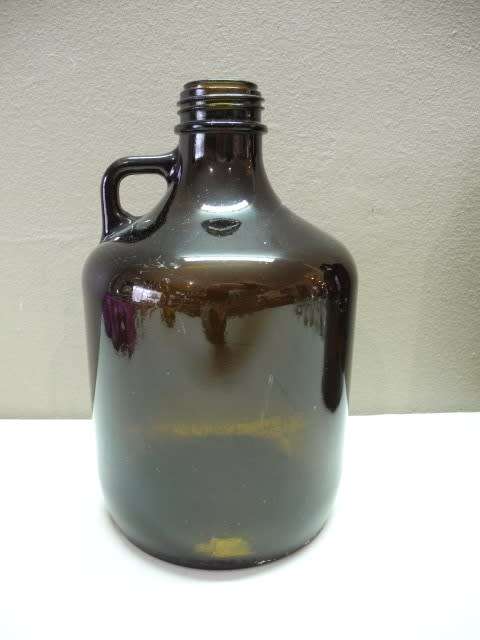 Two awesome brown glass bottles-Lifespace Sale