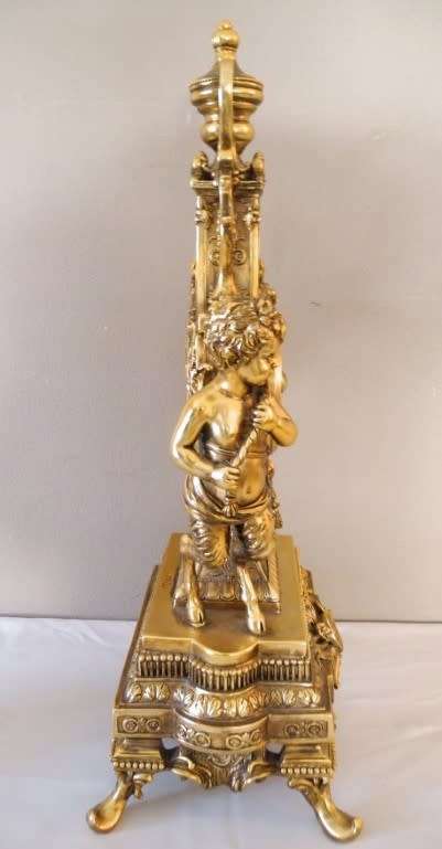 A magnificent 3 Piece French gold resin Clock Garniture, with a Juliana Quartz clock Beautiful!!!