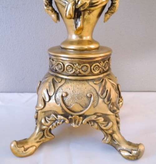 A magnificent 3 Piece French gold resin Clock Garniture, with a Juliana Quartz clock Beautiful!!!