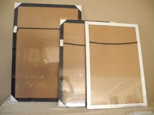 3 stunning large wall mounted photo frames for posters/photos. Lifespace Sale