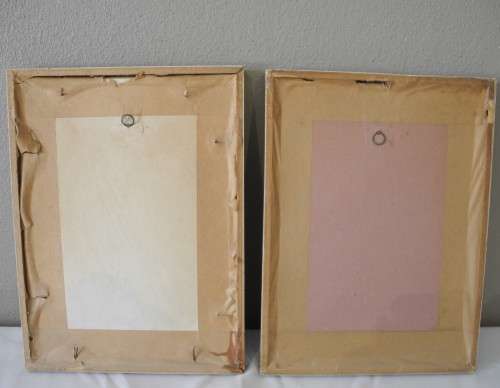 Two pretty Victorian themed prints in frames. Lovely in all rooms!!! Lifespace Sale