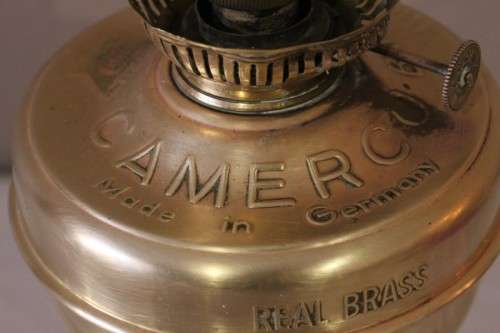 A stunning Camerco (Germany) brass table lamp - very stylish-Lifespace Sale