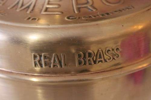 A stunning Camerco (Germany) brass table lamp - very stylish-Lifespace Sale
