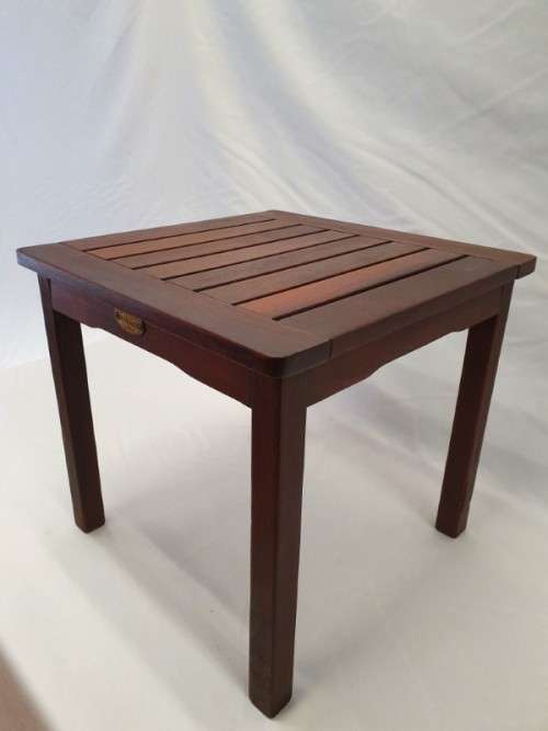 A stunning slatted wood Leisure garden "Outback" furniture side table-Xmas sale