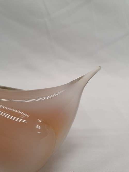 An exceptional beautiful vintage Murano of Italy hand blown glass bird.Xmas Sale