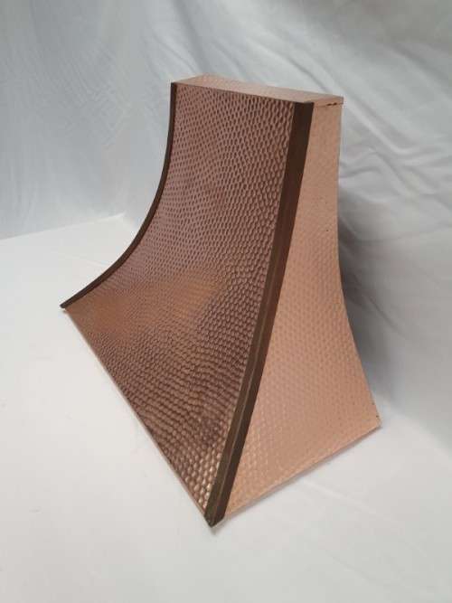 A stylish copper plated fire /cooker hood-Xmas sale