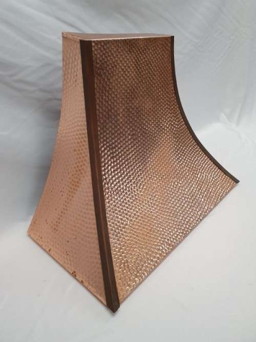 A stylish copper plated fire /cooker hood-Xmas sale
