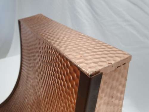 A stylish copper plated fire /cooker hood-Xmas sale