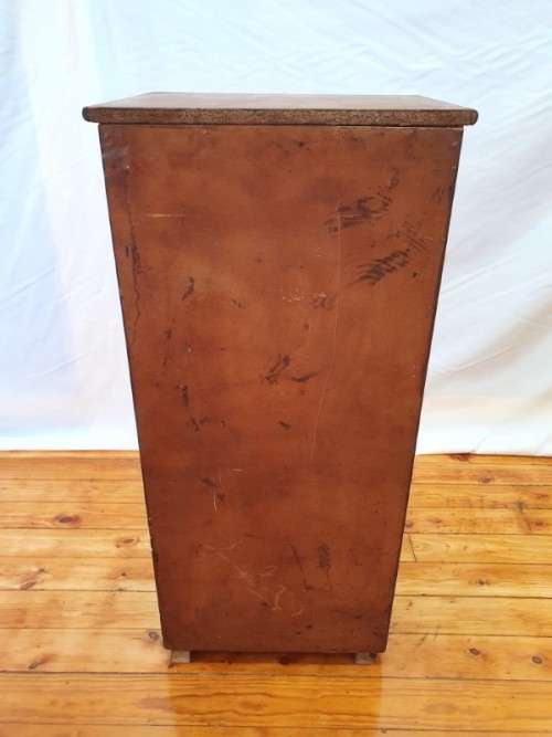 A single top drawer wood cabinet with three bottom shelves-Xmas sale