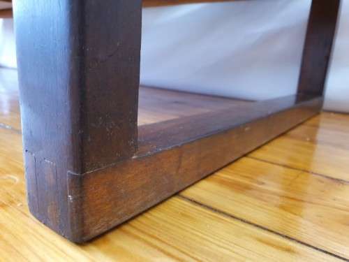 A retro styled Imbuia multipurpose display/ TV stand with 4 drawers-Xmas Sale