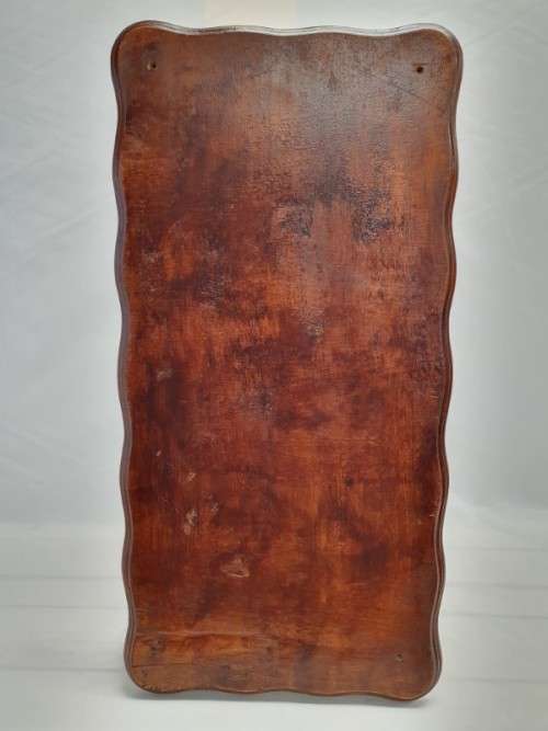 A lovely vintage scalloped edge, club footed coffee table. Xmas sale