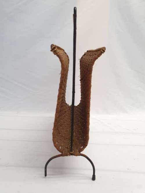 A wonderful vintage wicker magazine stand. Xmas Sale