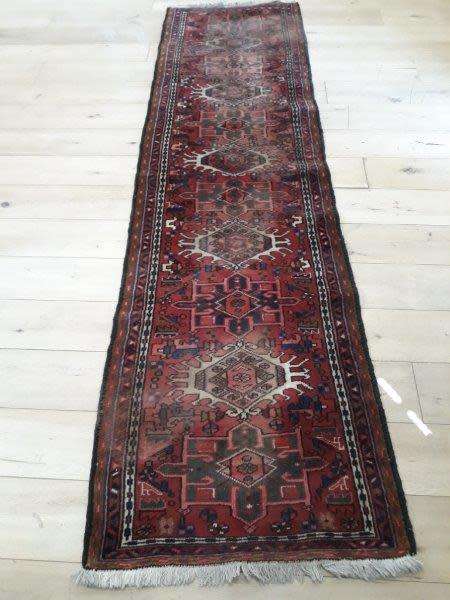 A stylish Karate Persian runner carpet (80cm x 293cm).