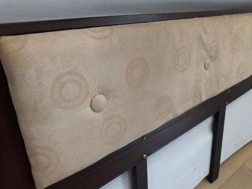 A stunning suede double bed size headboard 90cm