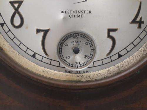A vintage USA Sessions Electric clock for restoration