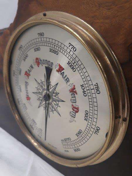 A vintage West German made barometer