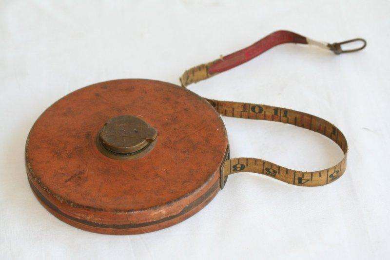 A  VERY VERY OLD 100ft TAPE MEASURE!!! THIS IS REALLY AWESOME...
