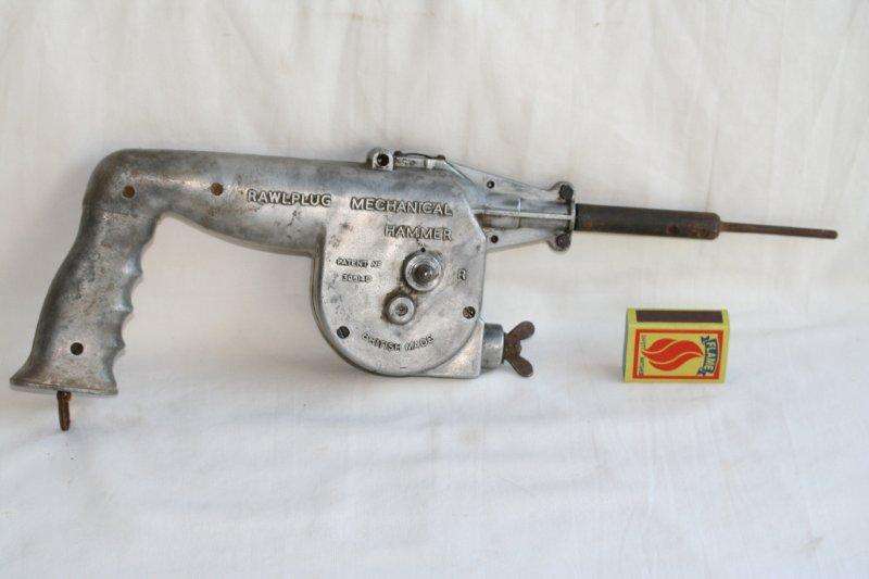 VINTAGE 1933 RAWLPLUG MECHANICAL HAMMER WITH A SERIAL NUMBER!!! TOTALLY AWESOME; VERY RARE ...