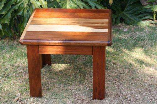 STUNNING KIAAT (ZAMBIAN BLOODWOOD) COFFEE TABLE...
