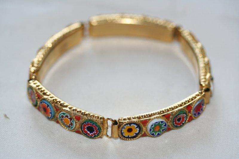 A STUNNING 'MICRO MOZAIC' BRACELET!!! BEAUTIFUL COLOURFUL PIECE!!! THE BEST OF THEM ALL....