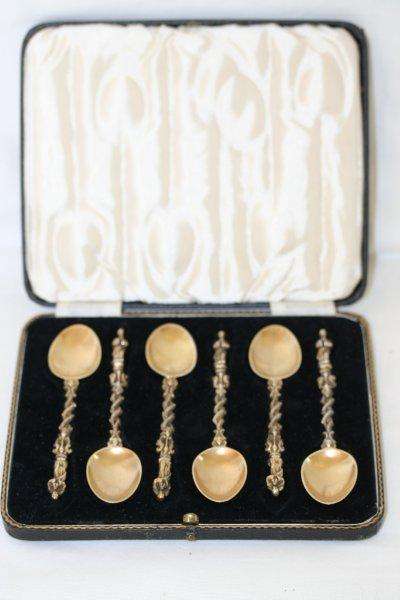 STUNNING 925 STERLING SILVER HALLMARKED TEASPOON SET circa 1868! HUGELY COLLECTABLE; VERY VALUABLE!