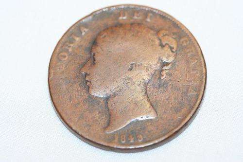 VERY SCARCE 1843 BRITISH PENNY!!! EXCELLENT CONDITION FOR THE TIME AND VERY VERY COLLECTABLE...