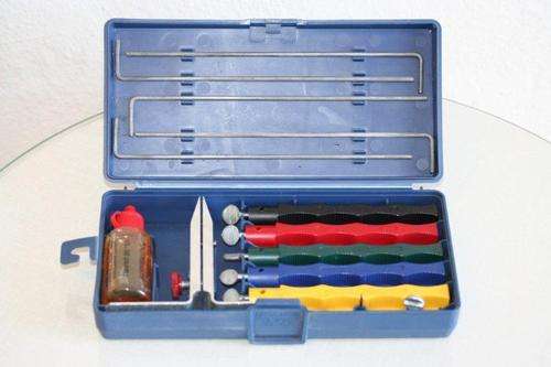 AWESOME LANSKY KNIFE SHARPENING SYSTEM!!! ALMOST NEW AND GREAT TO HAVE...