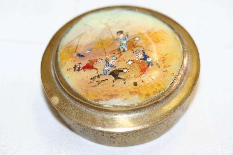 A VERY BEAUTIFUL VINTAGE ORIENTAL TRINKET BOWL!!! STUNNING PIECE...