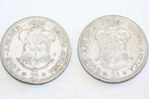 TWO - 2 SHILLING COINS! GREAT CONDITION...BID PER COIN! GET THEM NOW THEY WILL ALL BE GONE SOON.....